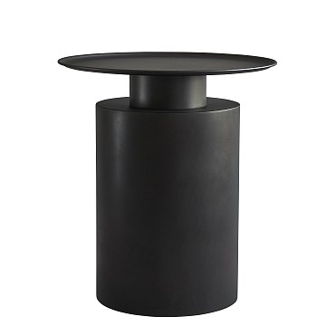 Pillar Table Tall - Burned Black