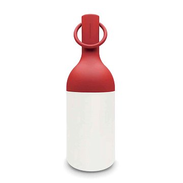 Lampe Bouteille White/Red